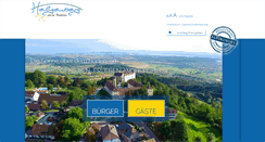 Desktop Screenshot of heiligenberg.de